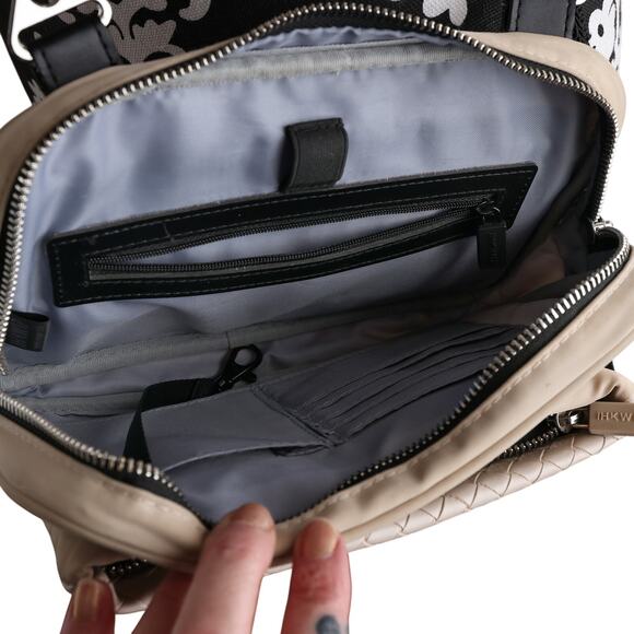 Women's Beige IHKWIP Crossbody Purse - 9.5W x 6.25H x 1D - Picture 12 of 16